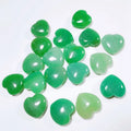 2026 Natural Gemstone Malay Jade Heart Shaped Stone Jade