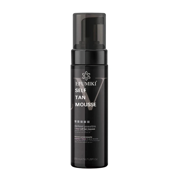 100 Percent Natural Vegan Bronzing Mousse Fake Self Tanning Mousse Private Label Self Tan Mousse