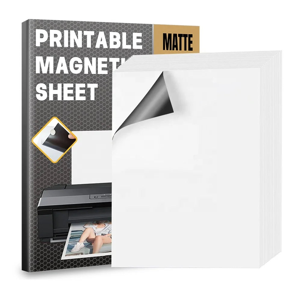 Strong Film Box White Pvc With Flexible Printing Magnets Sublimation Wholesale Blank Glossy Sheeting Self Magnet Sheet Printing