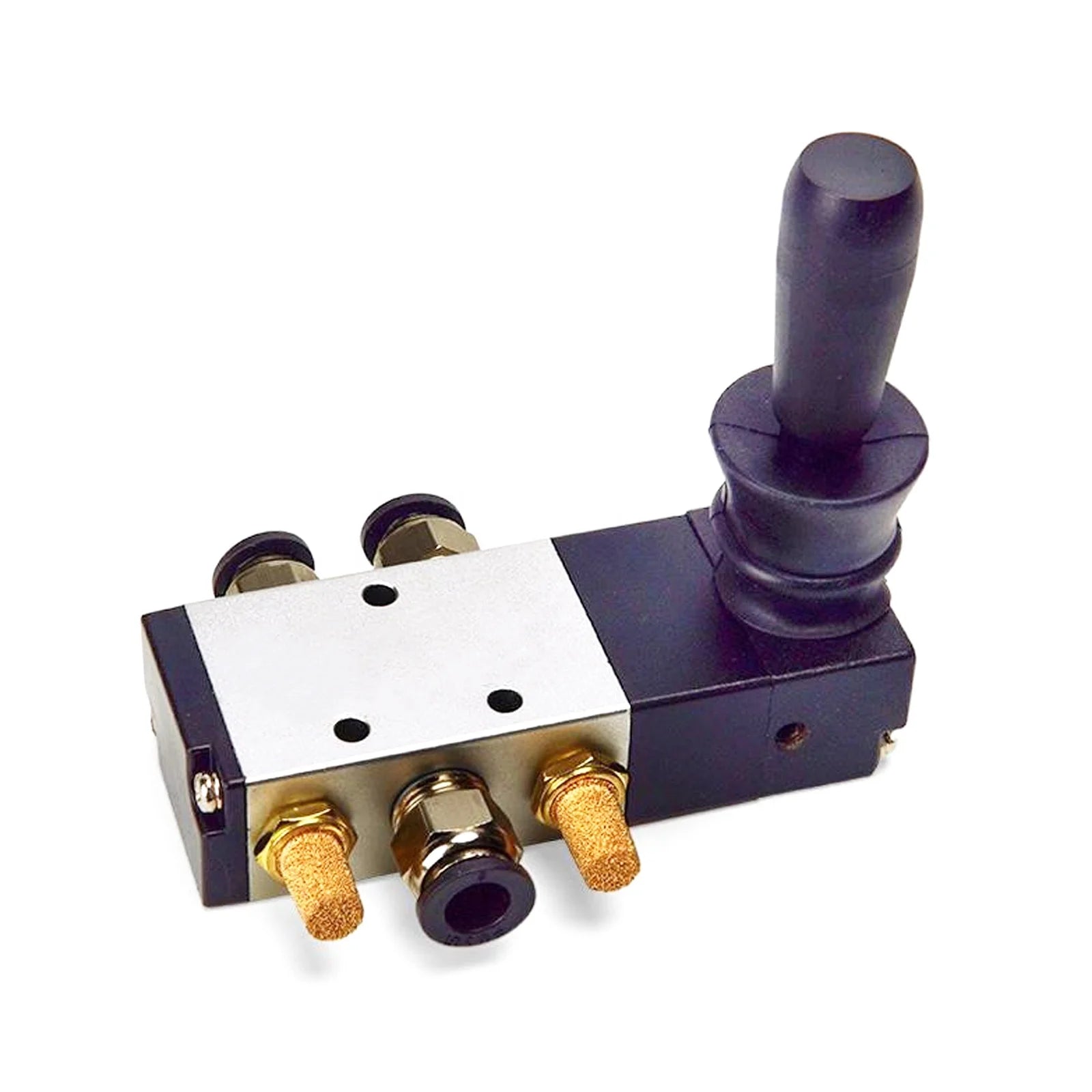 4H Series 4H230C-08 TSV86522 TSV98322 5/3 Ways 3 Position Spring Return Manual Control Pneumatic Hand Lever Valve