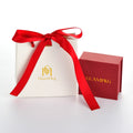 GLAMPKG Customized Logo Red Jewelry Packaging Boxes Black Flip Top Magnetic Gift Packaging Jewelry Box