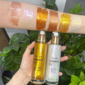 Vegan Body Shimmering Highlighter Body Oil Private Label Waterproof Long Lasting Custom logo Vegan Body Shimmer Oil