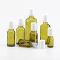 Cosmetic Roll on Glass Bottle Oive Green Bottles 5ml 10ml 15ml 20ml 30ml 50ml 100ml Essential Oil Perfume Glass Roll on Bottle