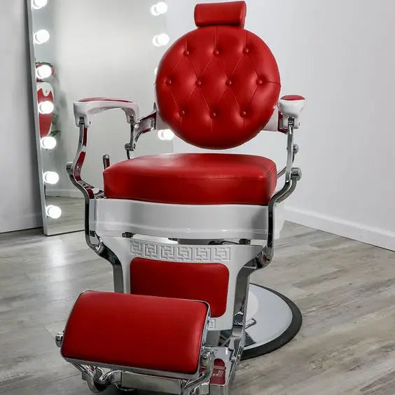 Class Style Bronze Barber Chairs Hydraulic Barber Salon Chair Heavy Duty Barber Chair for Men
