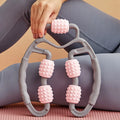 Circular Clip Leg Massager Relax Lean Leg Roller Roller bar Yoga Five-wheel Massager Circular Clip Leg Massager