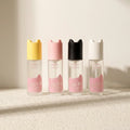 New Style 30ml Cute Cat Ears Children's Liquid Foundation Glass Bottle Lotion Bottle Customization in Factory Stock