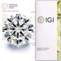 International IGI Certificate 1ct 1.5ct 2ct 3ct 4ct 5ct Wholesale Excellent Round Cut Lab Diamond HPHT CVD Lab Grown Diamond