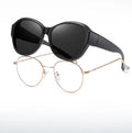 New UV400 Polarized TAC Lenses Black Sunglasses Unisex Fashion Portable Fit Over Day/Night Driving