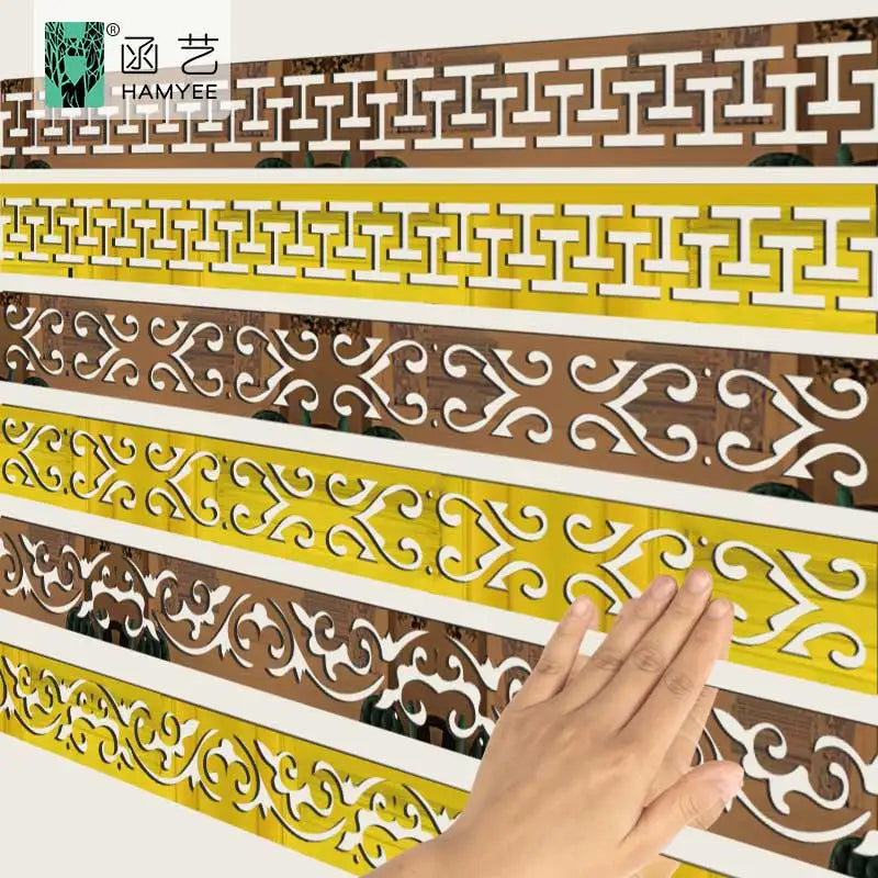Hot Custom Reflection Back with Glue Multi Color Home Decoration Waterproof Acrylic Mirror 3d Sticker Wall Stickers