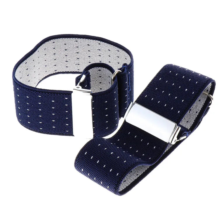 Mens Armbands Shirt Garters Straps T Shirt Belt Polyester Elastic Shirt Sleeve Holders
