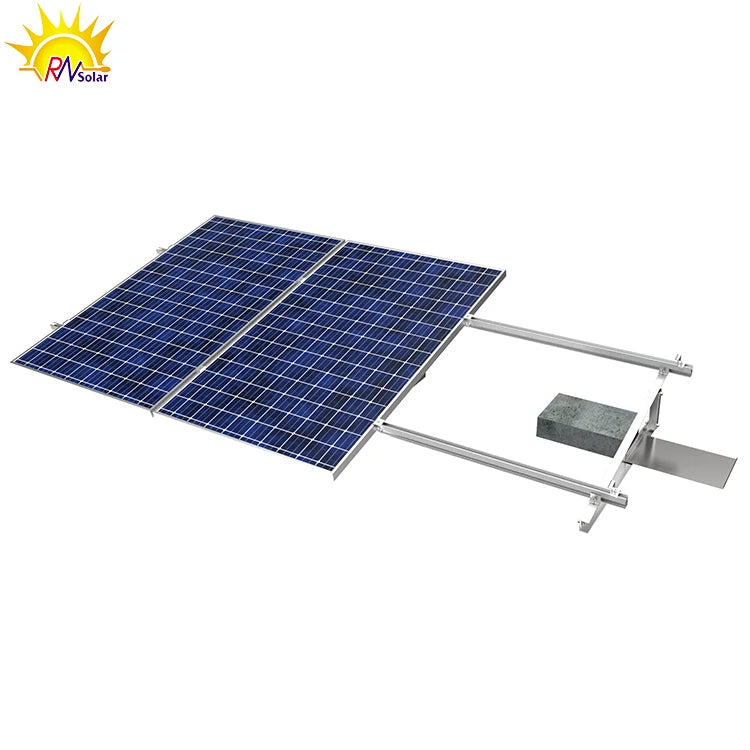 Wholesale Solar Panels Mounting System for Home Adjustable Triangle PV Solar Panel Flat Roof Bracket