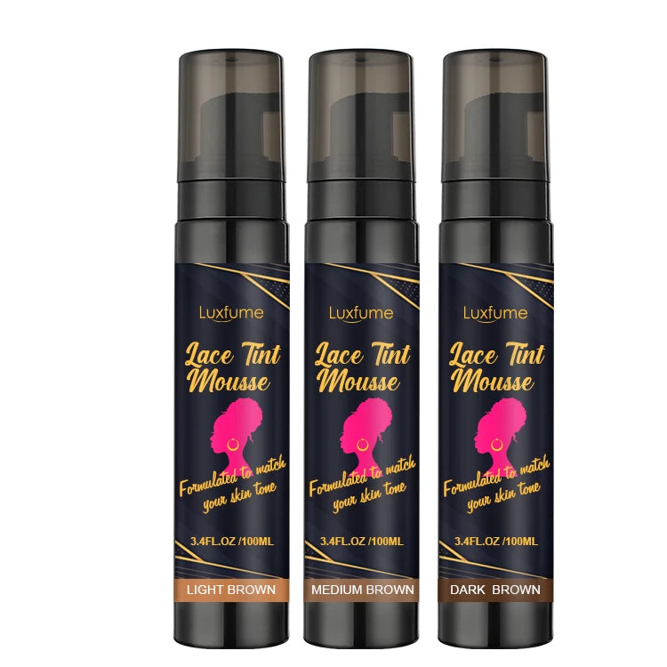 Private Label Tinting Lace Match Complexions Flawless Finish Wig Install Lace Tint Mousse
