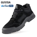 GUYISA Brand Selling Well Anti-smash and Stab-proof Insulated 10KV Men's Safety Shoes