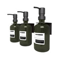 500ml Modern Plastic Wall-Mounted Foam Soap Dispenser with Refillable Bottle and Wall Holder for Bathroom Use