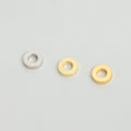 DIY Ornament Strong Color Retention Brass Spacer Beads 18K Gold Plated Scattered Beads 6mm Large Hole Round Gasket for Jewelry