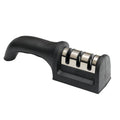 Professional 3-Stage Stainless Steel Ceramic Diamond Blade Kitchen Knife Sharpener Manual Home Kitchen Usage