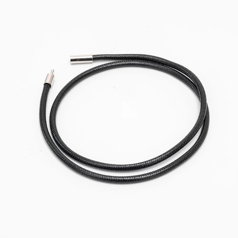 3.0 Encryption Black Rope Necklace Jewelry Findings & Components String Necklace Supplies for Production