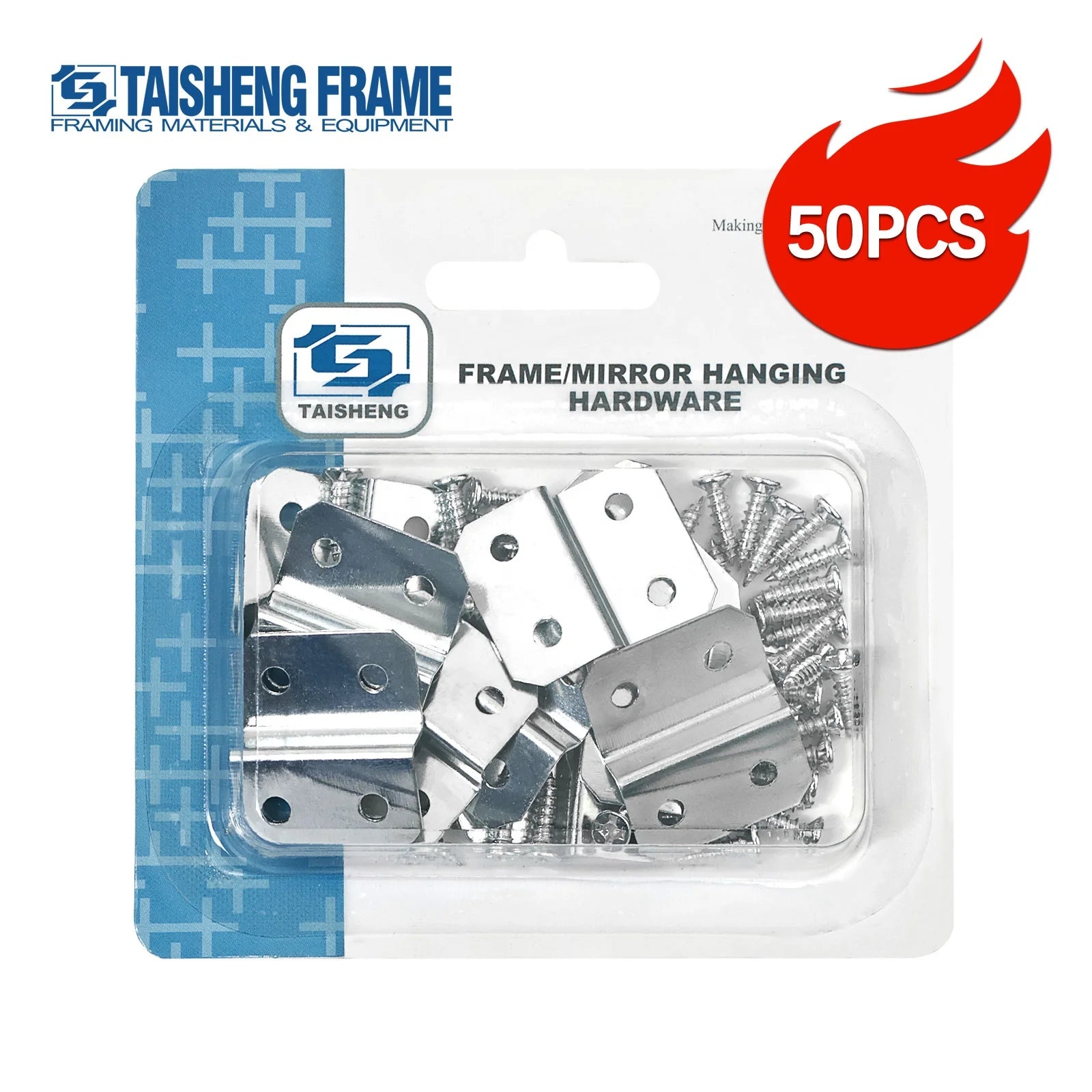 50PCS TS-K309 Offset Clips Set Z Clip Wholesale Clip Picture Frame Photo Frame Available in Any Size