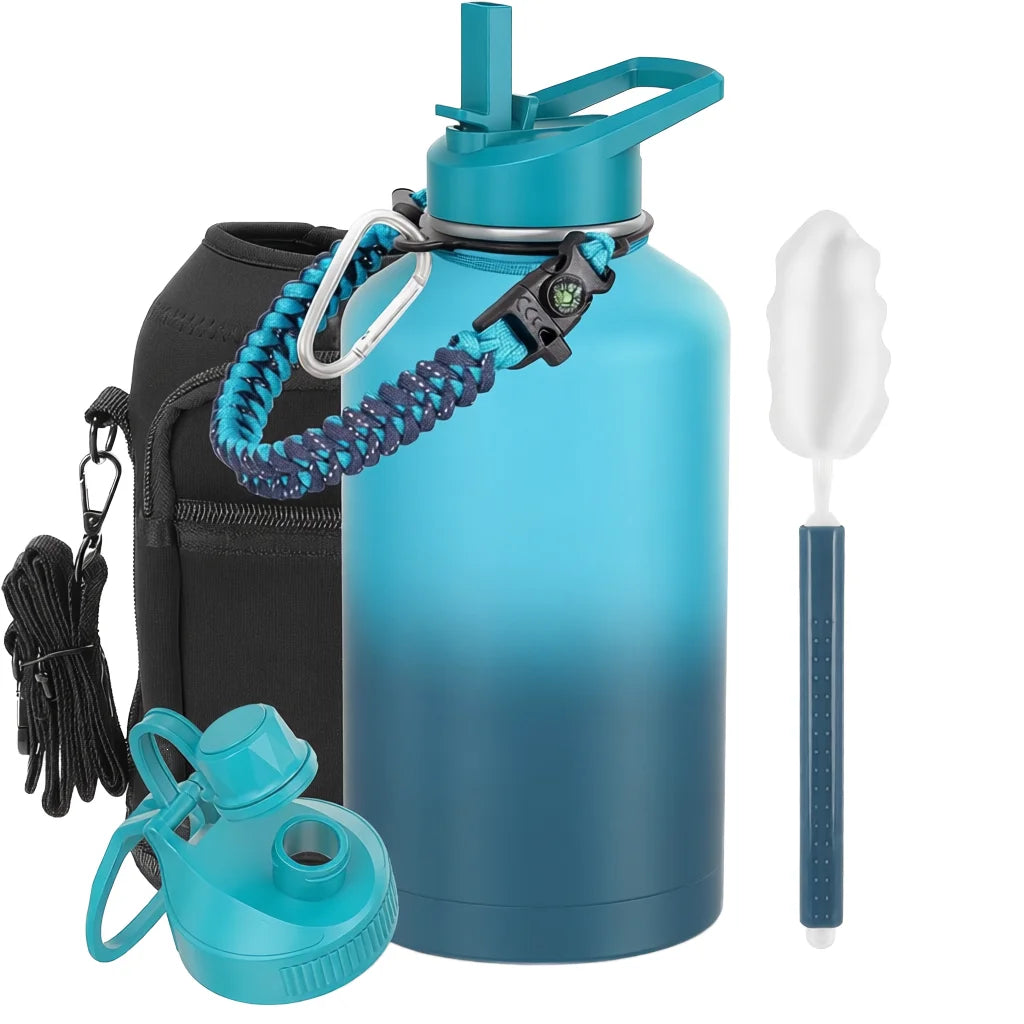 REX Vacuum Flask Sport Water Bottles 500ml 1000ml Water Bottle Custom
