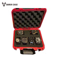 DPC030 High-grade Luxury Red Light Weight Watch Carrying Case Protective Hard case with Customized EVA