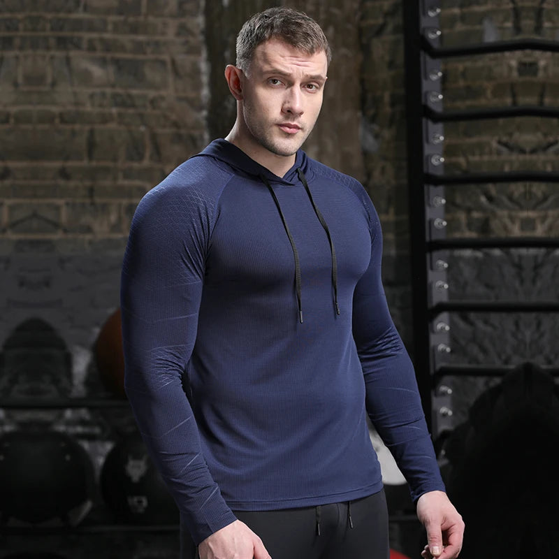 Autumn Hoodies Sweatshirt Light Fitness Casual Running Plus Size Hoody Shirts