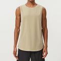 Plus Sized Men Cotton Spandex Vest Custom Plain Gym Training Singlets Breathable Sports Workout Sleeveless tank Tops Men