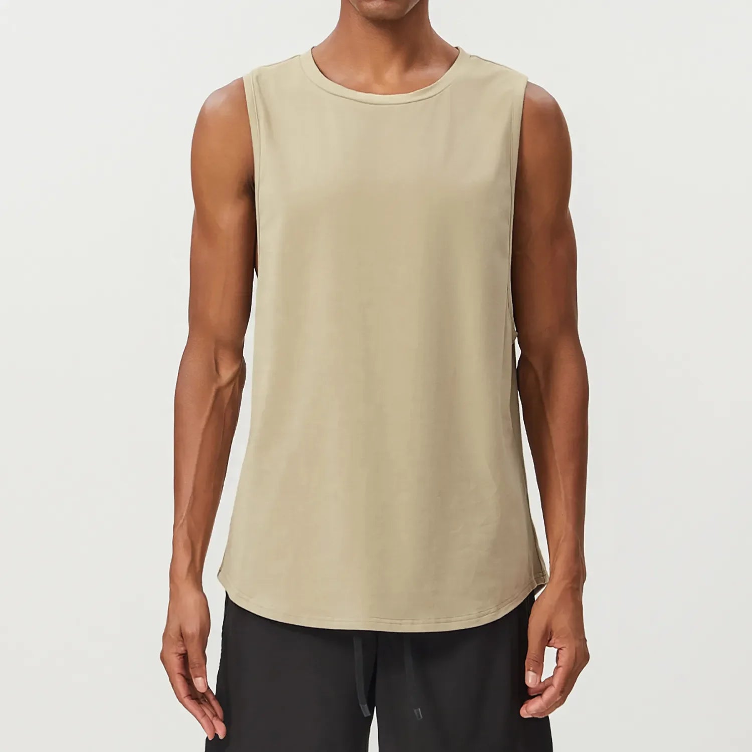 Plus Sized Men Cotton Spandex Vest Custom Plain Gym Training Singlets Breathable Sports Workout Sleeveless tank Tops Men