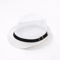 Wholesale High Quantity Solid Color Custom Logo Paper Mesh Breathable Sunshade Summer Beach Straw Fedora Hat