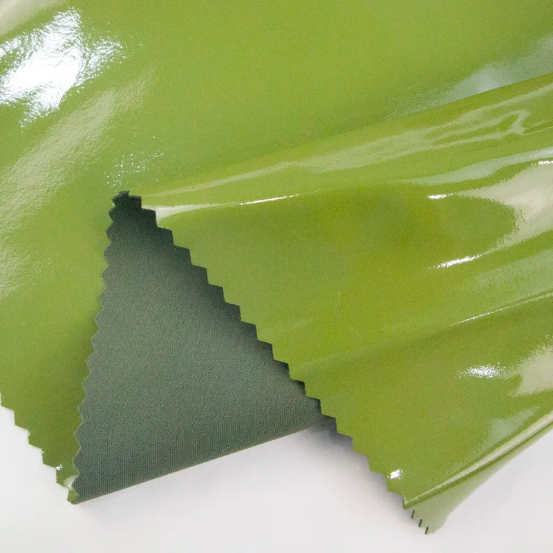 Waterproof Mirrored Vinyl Fitness Garments Laminated PU Coated Fabric for Leggings Swimwear Sportswear Anti UV Dry Fit Features
