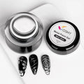 QSHY Custom Logo Private Label 5ml Nail Gel Polish UV LED Resin Gel Paint Metal Mirror Silver DIY French Free Vegan Bottle