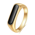 Zhongzhe Anti Tarnish Rings Stainless Steel Band Ring 18k Gold Plated Fashion Stacking Engagement Fidget Ring for Women