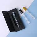 Thin Portable Oil Essential Roller Cosmetic Packaging 10ml Perfume Oils Bottles Roll on Perfume Glass Bottle