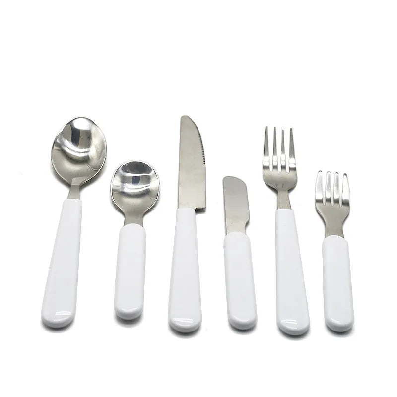 Custom Picture Sublimation Tableware Blank Heat Transfer Knife and Spoon Fork Tableware Blank for logo Printing