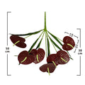 7 Forks Anthurium High  Anthurium Factory Wholesale Ornamental Plant Flower Arrangements Christmas