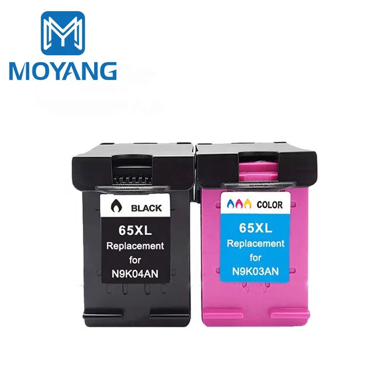 MoYang Compatible for Hp65 65XL Ink Cartridge Used for hp 65 DeskJet 3720 3722 3723 3732 3752 3755 3730 3758 All-in-One Printer