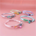 Wholesale Reflective Floral Multicolor Flower Cat Collar With Bell