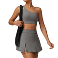 Wholesale Logo Custom Women Pleated Tennis Skirt 2 Piece Set Ladies Golf Dress Gym Suits Fitness Clothing Women