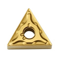 Zhuzhou OEM TNMG160404 160408 Triangular Outer Round Turning Tool Carbide Inserts Steel Parts Processing CNC Inserts Yellow