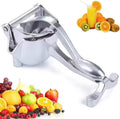Hot Selling Portable Manual Citrus Juicer Aluminum Metal Silver Hand Press Fruit Machine for Lemon Juice & Vegetable Tools