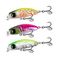 HONOREAL Minnow Wobblers Fishing Lures Trout Lure and Hard Bait Jerkbait for Perch Fishing Tackle