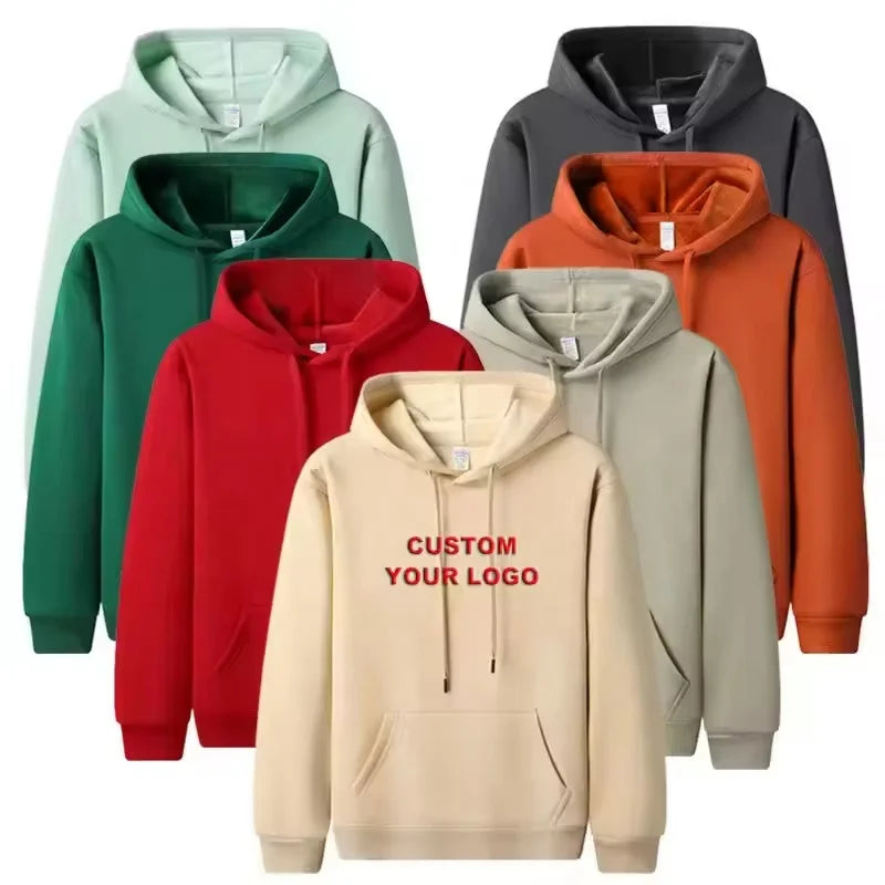Wholesale Puff Print Embroidery Screen Printed Hoodie Reflective Custom Heavyweight Mens Sweatsuit Hoodies and Sweat Pants Set