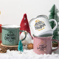 PYDLife Personalized Camping Enamel Mug Custom for Personalized logo Printed Logo Travel Christmas Sublimation Mug for Coffee