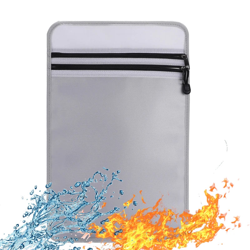 Customized Color Clear Fireproof Waterproof Document Bag File Folder Expanded Portfolio