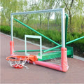 FIBA Standard Basketball Hoop 1200mm 72 Inch Tempered Glass Basketball Board Fiberglass Basketball Backboard with Spring Rim