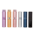 Mini Round Refillable 15ml Twist up Aluminum Atomizer Luxury Rotation Aluminum Perfume Atomizer