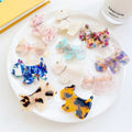 2022 New Design Cute Cartoon Hair Accessories Colorful Acetate Rhinestones Dog Hair Clip Hairpin for Women Girls