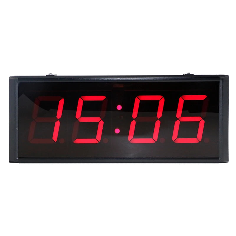 4 Digit 4 Inch LED Display Digital Countdown Timer Indoor Sports Countdown Timing Wall Clock with Wireless Remote Control