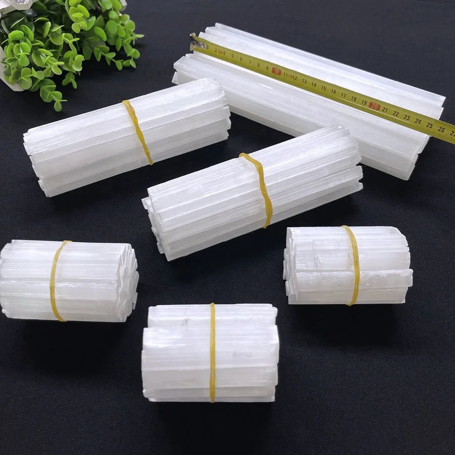 Wholesale Natural Selenite Wand Rough Stone Selenite Stick
