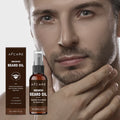 Organic Natural Beard Oil for Men Vegan Nourishing and Softening with Olive Oil Mint Refreshing Private Label Mens Care Oil
