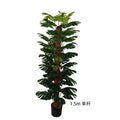 Tropical Monstera Simulation Greenery for Home Kitchen Party Artificial Palm Plants Large Faux Turtle Leaf Tree for Living Room
